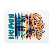 Surfen - Aloha Hawaii Magnet (Horizontal)