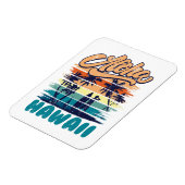 Surfen - Aloha Hawaii Magnet (Linke Seite)