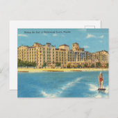 Surfen am Hollywood Beach, Florida Postkarte (Vorne/Hinten)