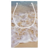 Surfen am Strand Kleine Geschenktüte (Rückseite)