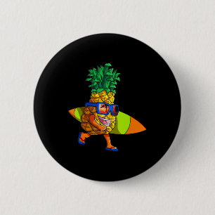 Surfen Ananas Shirt Männer Kinder Sommerurlaub S Button