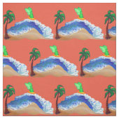 Surfen Archangel Raphael Kunstwerk Stoff (Muster)