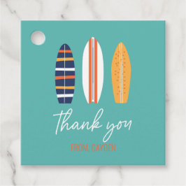 Surfen Auf BOY Surfboard Strand Geburtstagsparty Geschenkanhänger