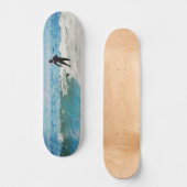Surfen auf dem Wave Skateboard Deck (Vorderseite)