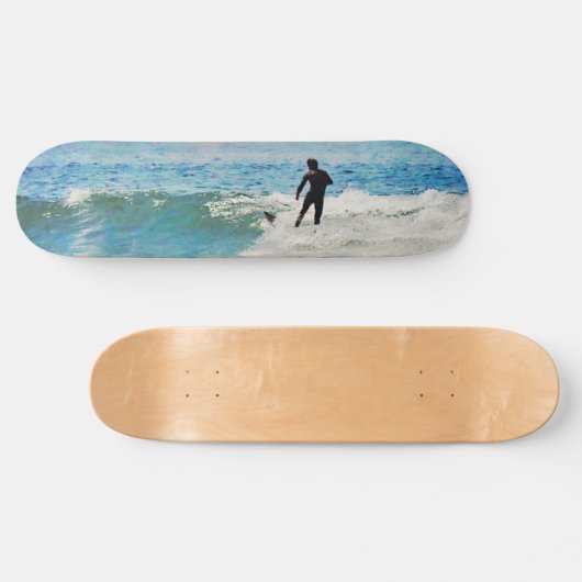 Surfen auf dem Wave Skateboard Deck (Horizontal)