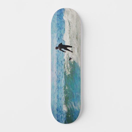 Surfen auf dem Wave Skateboard Deck (Vorderseite)
