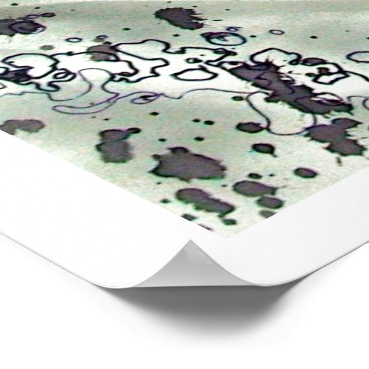 Surfen auf der Haut Poster (Ecke)