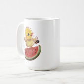 Surfen auf einer Wassermelone Kaffeetasse (Vorderseite Links)