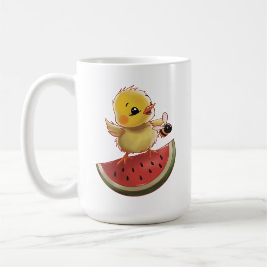 Surfen auf einer Wassermelone Kaffeetasse (Links)