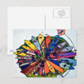 Surfen auf Maui Postkarte (Vorne/Hinten)