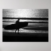 Surfen auf Sand Poster (Vorne)