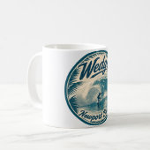 Surfen auf The Wedge - Kaffeetasse (Vorderseite Links)