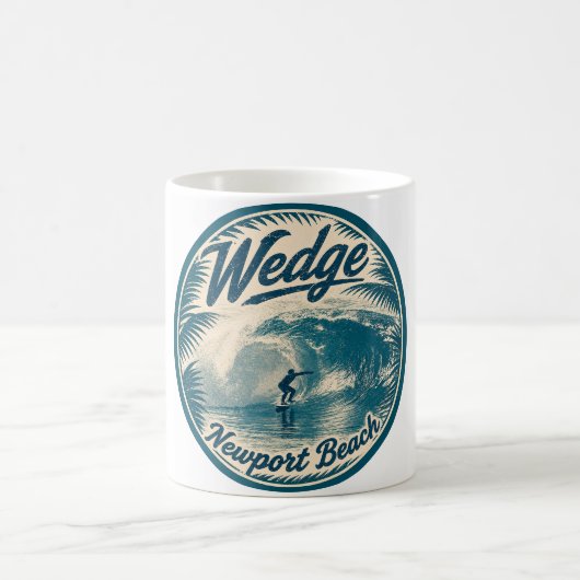 Surfen auf The Wedge - Kaffeetasse (Mittel)