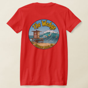Surfen auf The WEDGE - Newport Beach (Frauen) T-Shirt