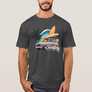 Surfen Auto vintage vintage T-Shirt
