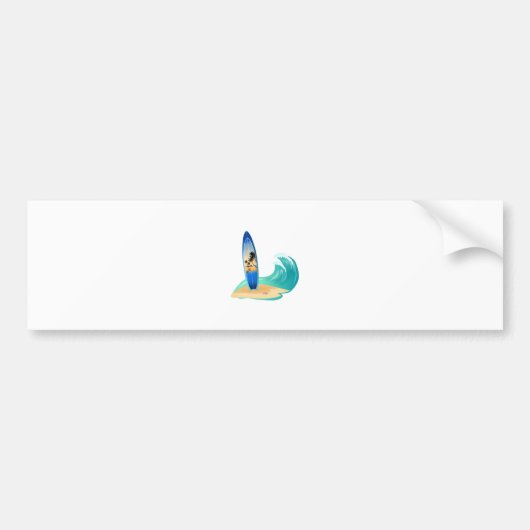 Surfen Autoaufkleber (Vorne)