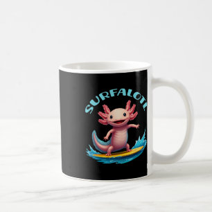 Surfen Axolotl Surfalotl Lustige Ozean Strand Kaffeetasse