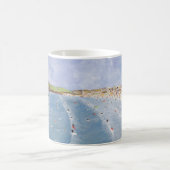 Surfen bei Porthmeor Kaffeetasse (Mittel)