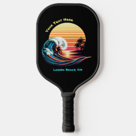 Surfen bei Sonnenuntergang Pickleball Schläger