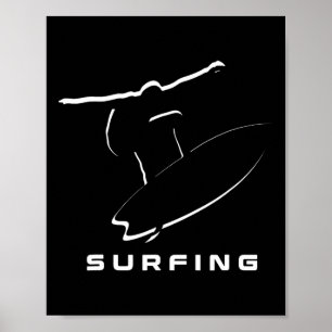Surfen Bekleidung Surfer - Surfen Poster
