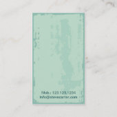 Surfen, Brandungs-Zug-Trainer-Hauptwasser-Sport Visitenkarte (Rückseite)