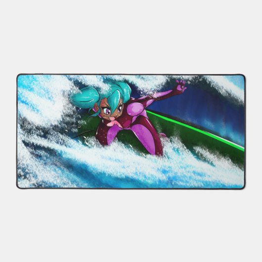 Surfen Chel Schreibtischunterlage (Vorderseite)