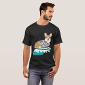 Surfen Corgi essenziell T-Shirt (Vorne ganz)