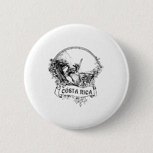 Surfen Costa Rica Vintage Retro Throwback Surfer V Button