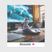 Surfen da Mouse! Aufkleber (Blatt)