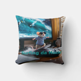 Surfen da Mouse! Textversion Pillow Kissen