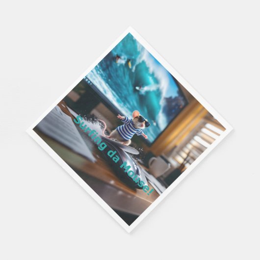 Surfen da Mouse! Textversion Serviette (Ecke)