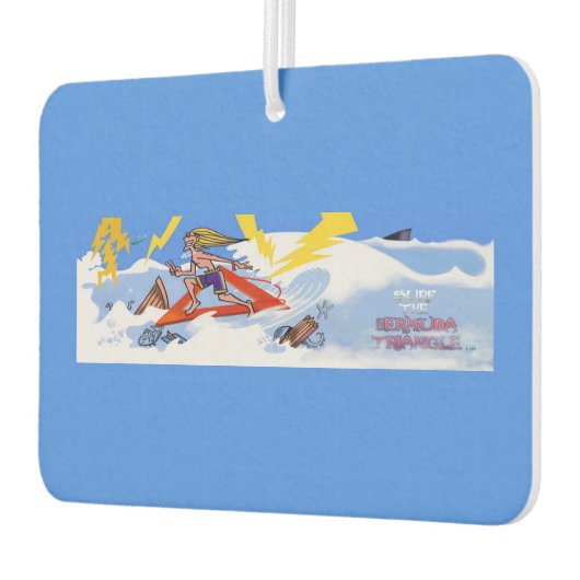 Surfen Das Bermuda Triangle Auto Lufterfrischer (Links)