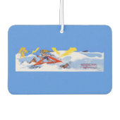 Surfen Das Bermuda Triangle Auto Lufterfrischer (Vorderseite)