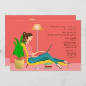 Surfen der Netz-Ruhestands-Einladung Einladung (Vorne/Hinten)