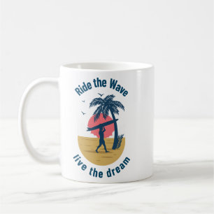 Surfen - Die Welle erleben den Traum Kaffeetasse