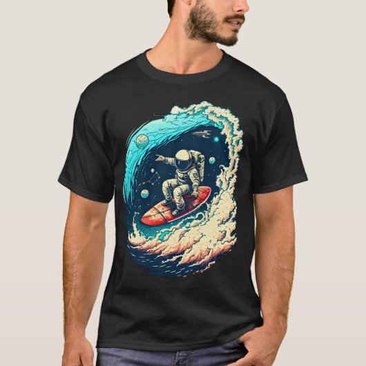 Surfen durch das Universum T-Shirt (Vorderseite)