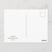 Surfen durch sonnige Wellen, Postkarte (Rückseite)