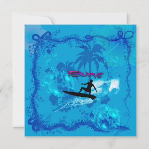 Surfen Einladung