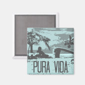 Surfen Endloser Sommer Costa Rica Magnet (Vorderseite/Rückseite)