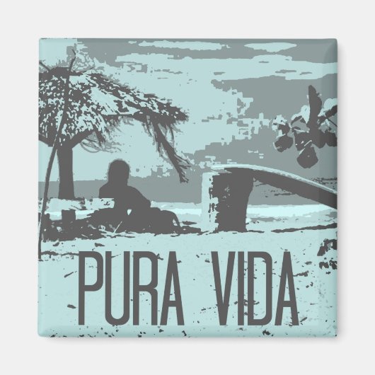 Surfen Endloser Sommer Costa Rica Magnet (Vorne)