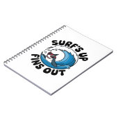 Surfen, Finden - Cooles Surfen Notizblock (Linke Seite)