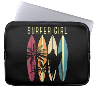 Surfen Girl Surfbrett Surfen Girl's Surfen Laptopschutzhülle