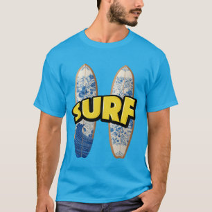 Surfen Grafik T-Shirt Künstlerische Surfboards Str