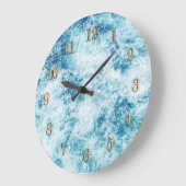 Surfen Große Wanduhr (Winkel)