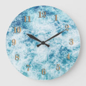 Surfen Große Wanduhr (Vorderseite)