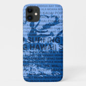 Surfen Hawaii Cutback Hawaiian Surfer - Blau Case-Mate iPhone Hülle (Rückseite)