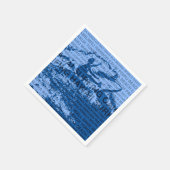 Surfen Hawaii Cutback Hawaiian Surfer Serviette (Ecke)