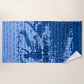 Surfen Hawaii Cutback Hawaiian Surfer Strandtuch (Vorderseite)