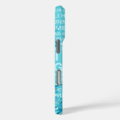 Surfen Hawaii Green Room Hawaiian Surfer - Aqua Case-Mate iPhone Hülle (Rückseite / Rechts)