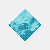 Surfen Hawaii Green Room Hawaiian Surfer Serviette (Ecke)